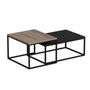 Aucune Mesa de centro LEKA Rectangular Antracita